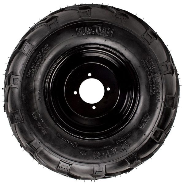 Rim and Tire Assy 17x7-8 - 4 Bolt - 8mm - Right - Tao Tao Sale - Image 4