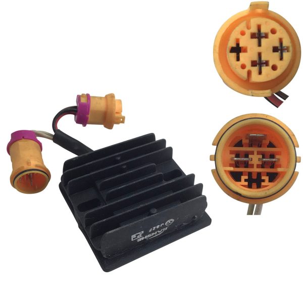Voltage Regulator - 6 Wire   2 Plug - Jianshe JS250 - Version 80 Discount - Image 2