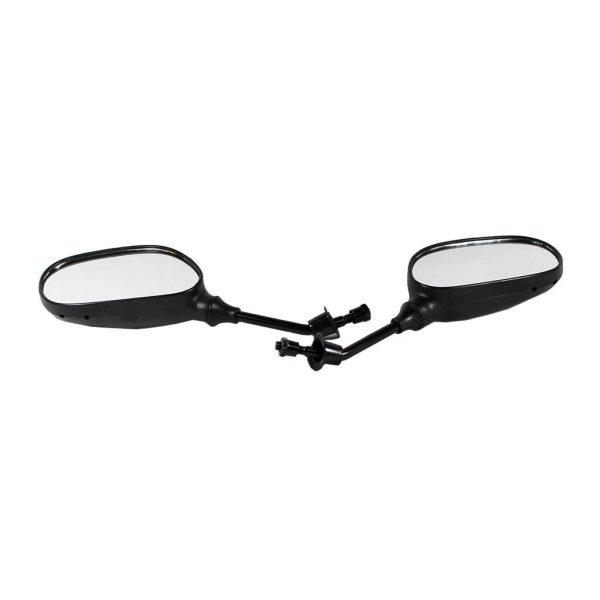 Scooter Rear View Mirror Set - Black - 5.0 Inch Arm - Version 9 Cheap - Image 3