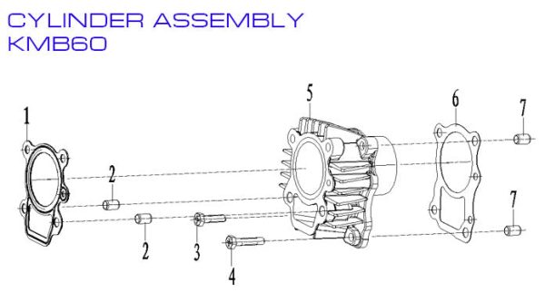 Dowel Pins - Zongshen ZL60 - Kayo KMB60 Dirt Bike For Discount - Image 4