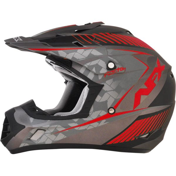 AFX FX17Y Factor Frost Red Youth Helmet - Medium - [0111-1002] Online Sale - Image 2